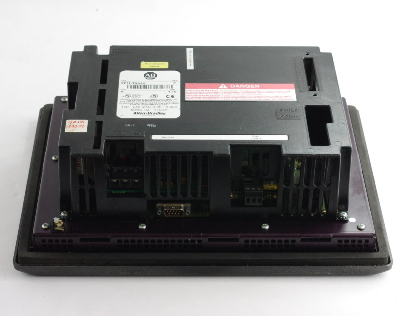 Allen Bradley 2711-T9A8 / 2711-T9A8X Ser F Rev H FRN 4.10 PanelView 900 Terminal