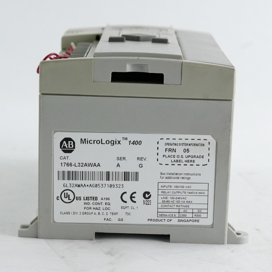 Allen Bradley 1766-L32AWAA Ser A Rev G MicroLogix 1400 Controller 32 Point