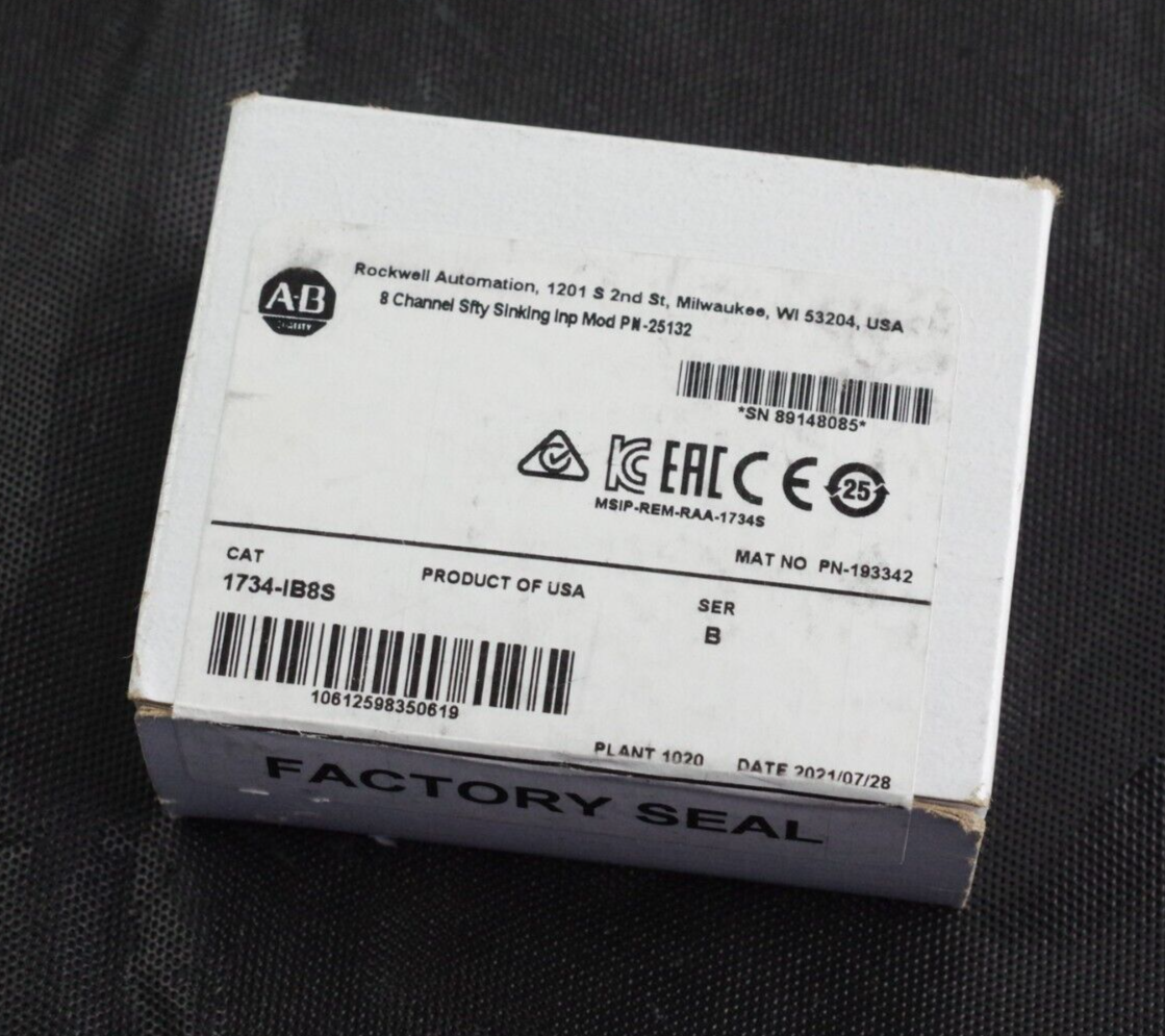Allen Bradley 1734-IB8S SER B Digital Safety Input Module