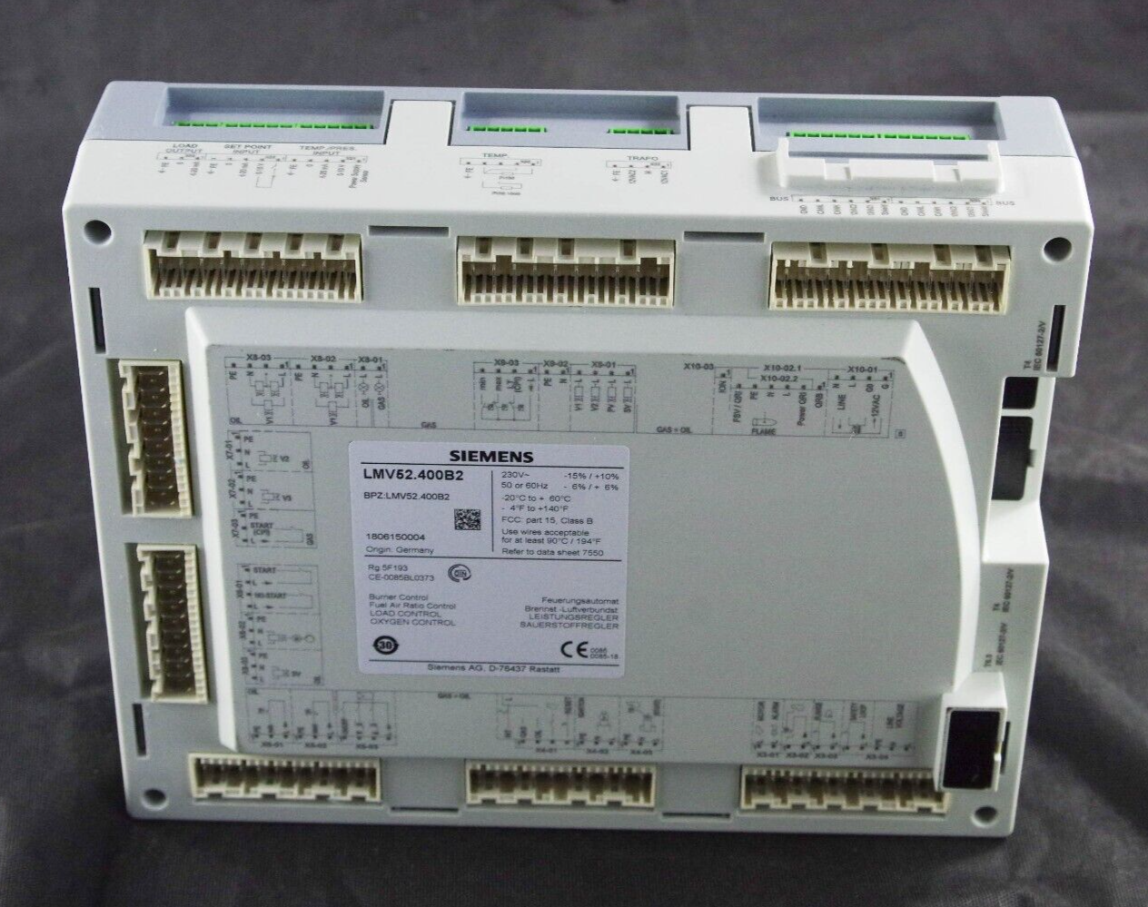 Siemens LMV52.400B2 / LMV52400B2 Burner Management System Fuel Air Ratio Control