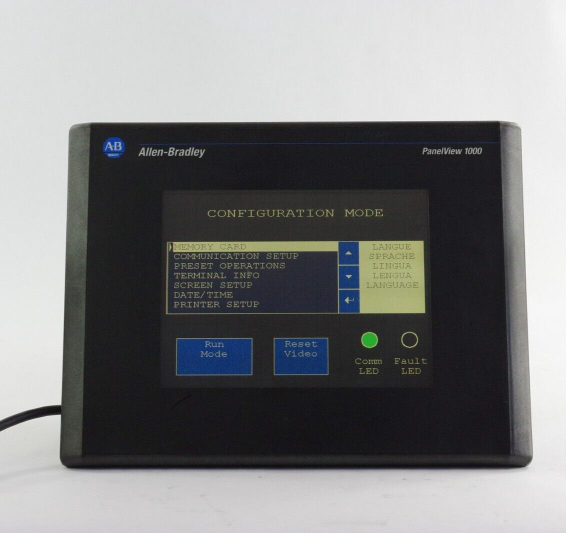 Allen Bradley 2711-T10C3 Ser A Rev B FRN 3.01 10" Panelview 1000 Terminal