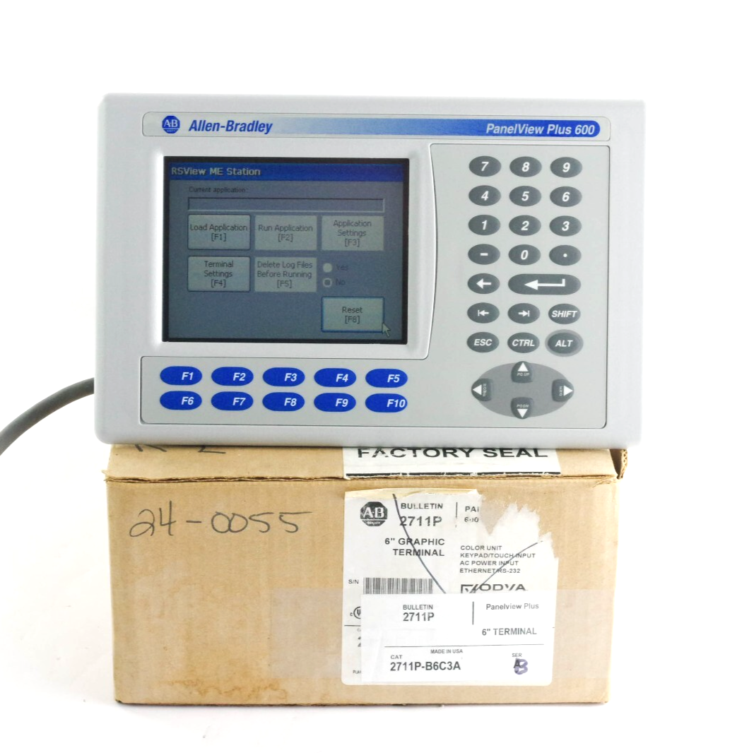 Allen Bradley 2711P-B6C3A /B RN3 Panelview Plus 600 / 2711P-B6C3AX Refurbished