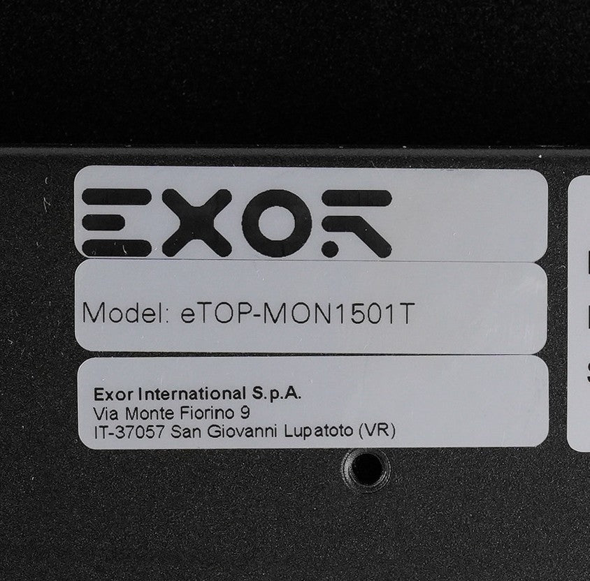 EXOR International eTOP-MON1501T Display Module 12V-24V eTOPMON1501T + Warranty