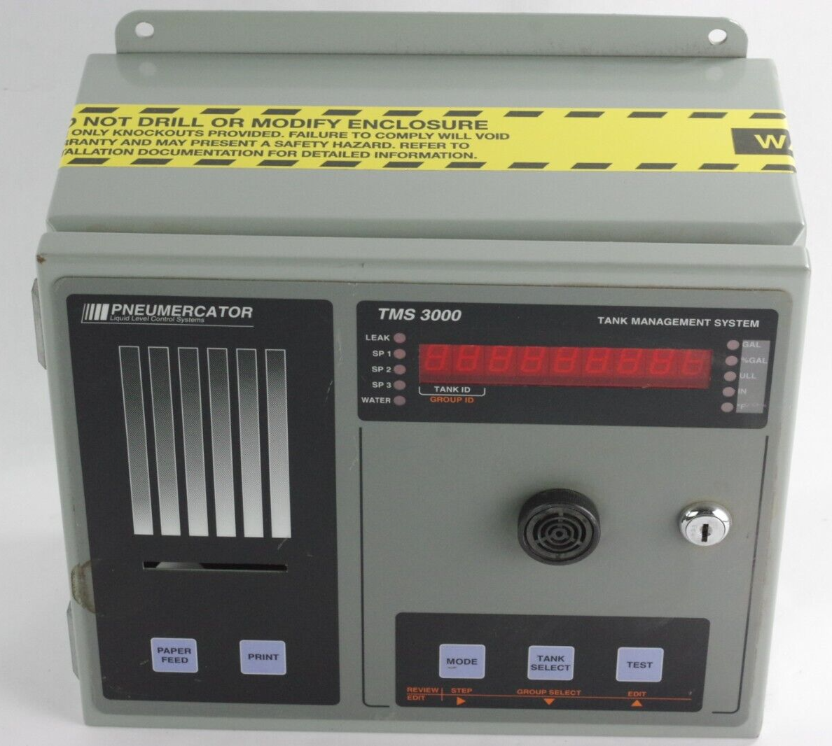 Pneumercator TMS 3000 Tank Management System Type 12 ENC 120/240VAC