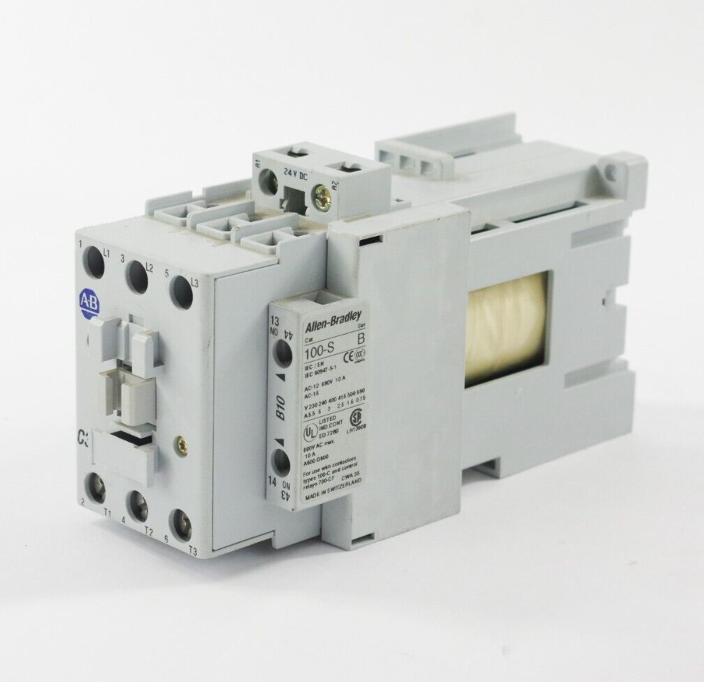 Allen-Bradley 100-C30Z*00 SER C CONTACTOR w/ 100-S SER B