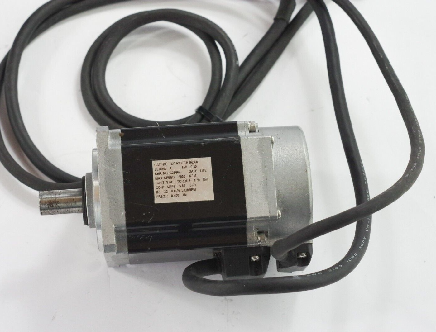 Allen Bradley TLY-A230T-HJ62AA Series A Servo Motor 6000 RPM