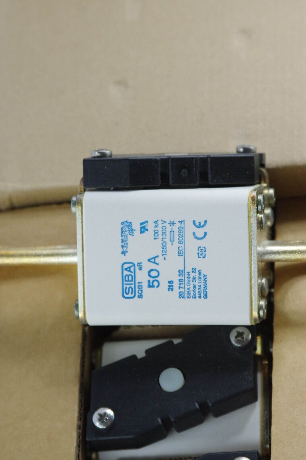 3x SIBA SQB1 Fuse Ultra Rapid 50 Amp 50A 1250/1300V 100kA 20 718 32 2071832.50