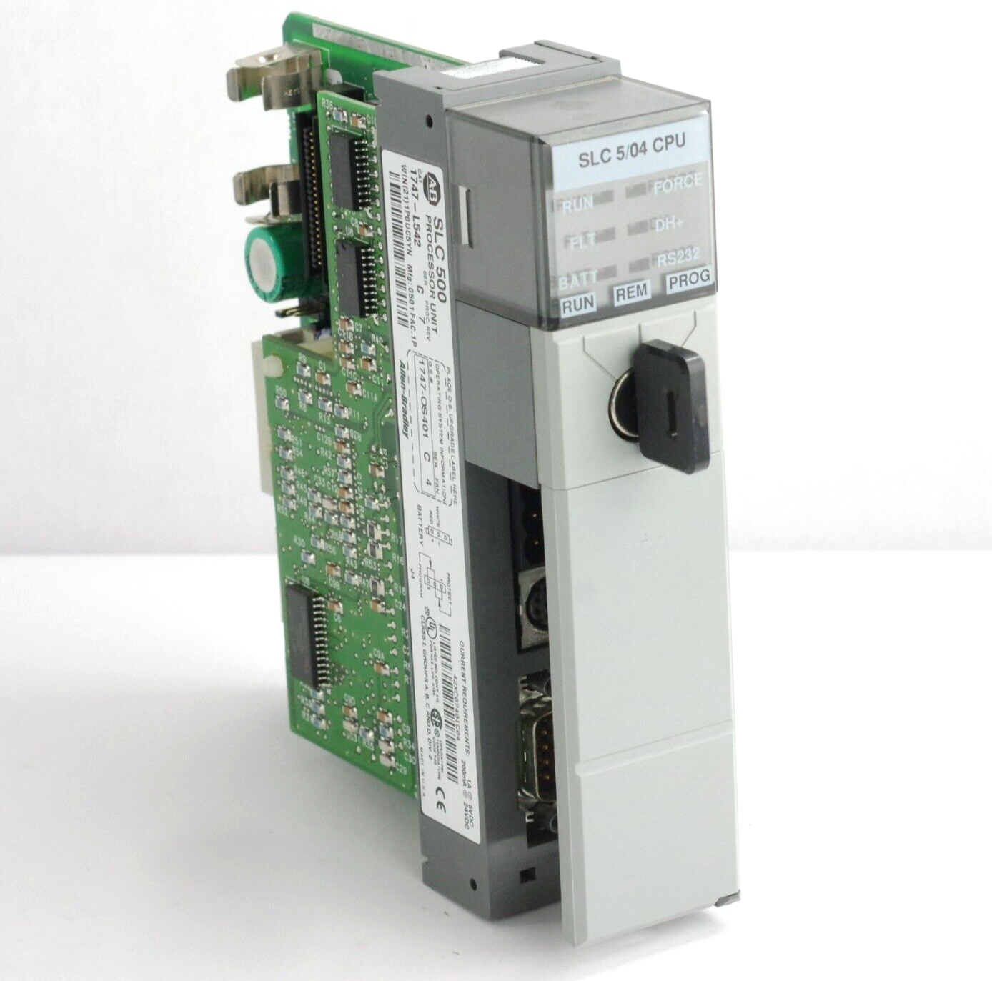 Allen Bradley 1747-L542 Ser C Rev 7 SLC 500 Processor Unit