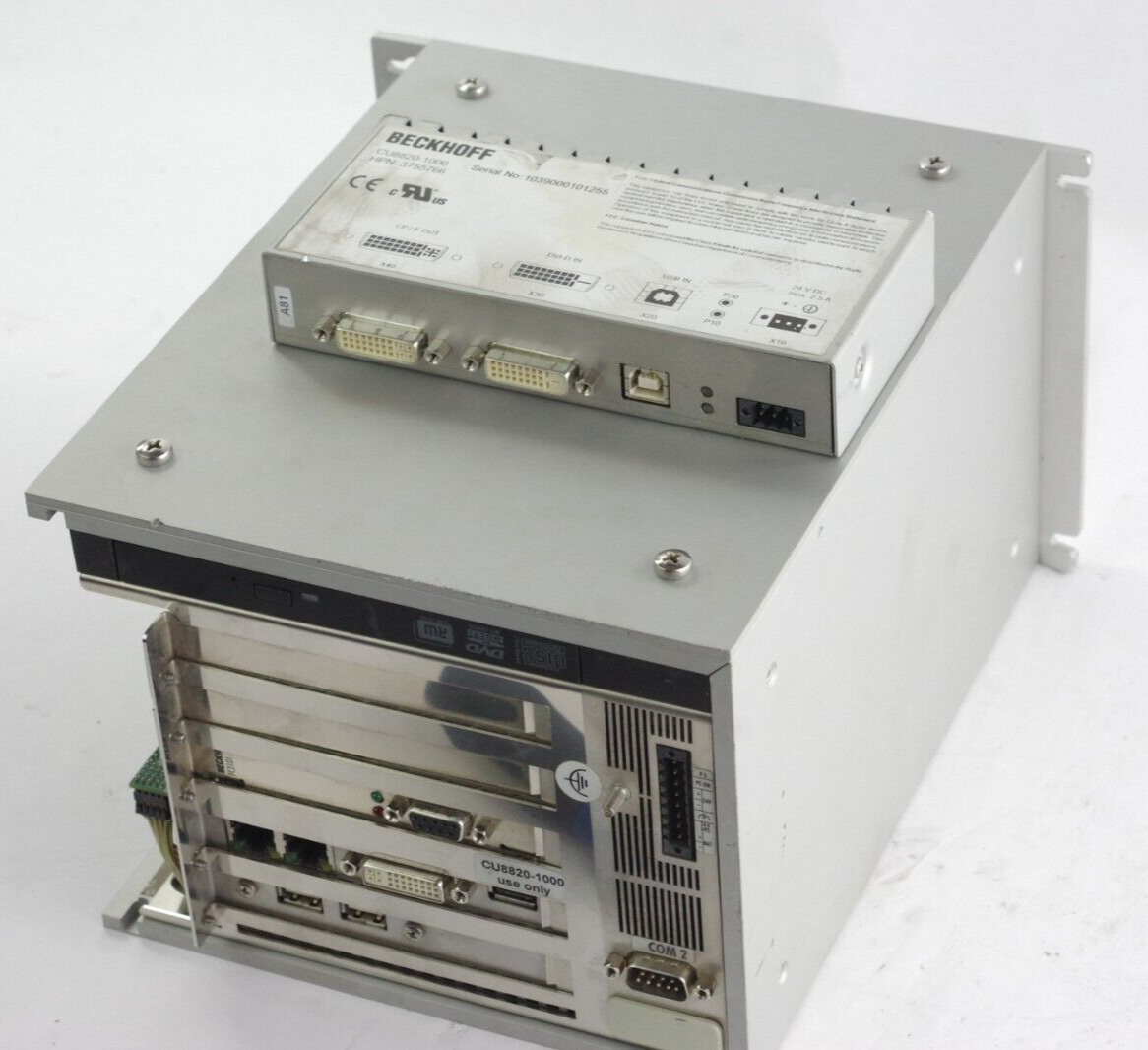 Beckhoff C6350-1008-00 / CU8820-1000 Industrial PC Computer For Parts Or Repair
