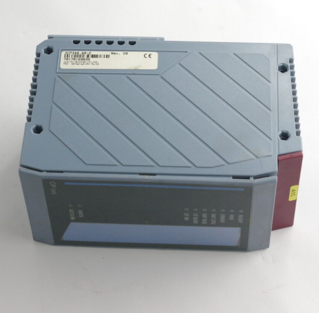 B&R Central Unit 3CP340.60-1 Revision D0 Module CP340 16MB 512kB