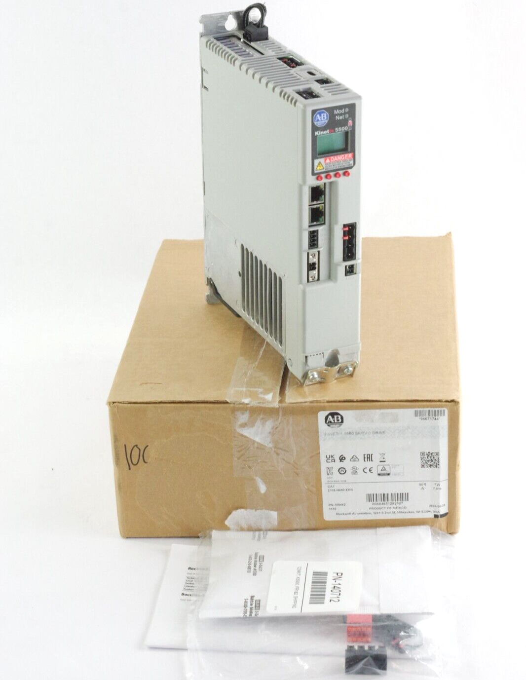 Allen Bradley 2198-H040-ERS Kinetix 5500 Ser A 3-Phase Servo Drive - Open Box