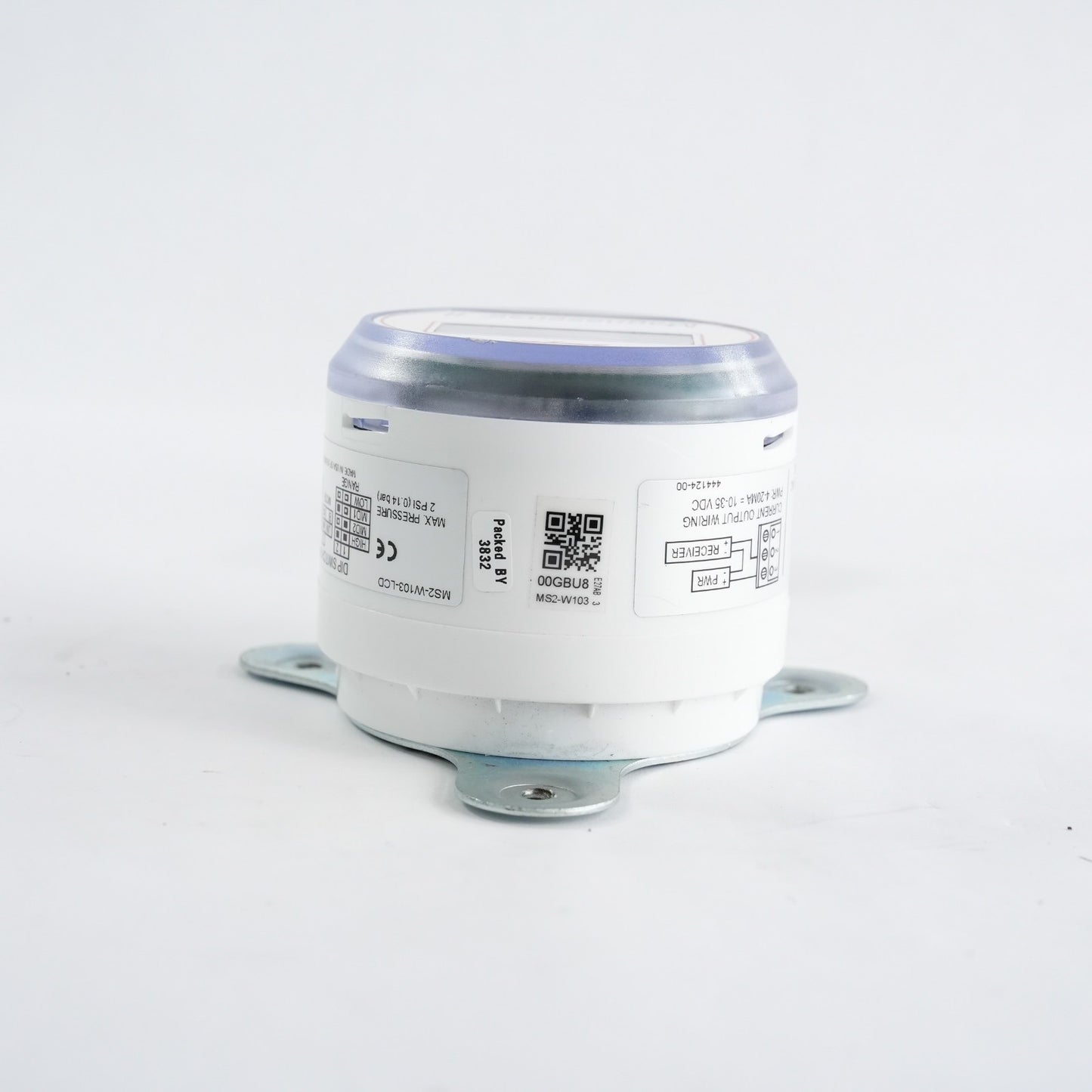 Dwyer Magnesense II MS2-W102 Differential Pressure Transmitter Max 1 Psi