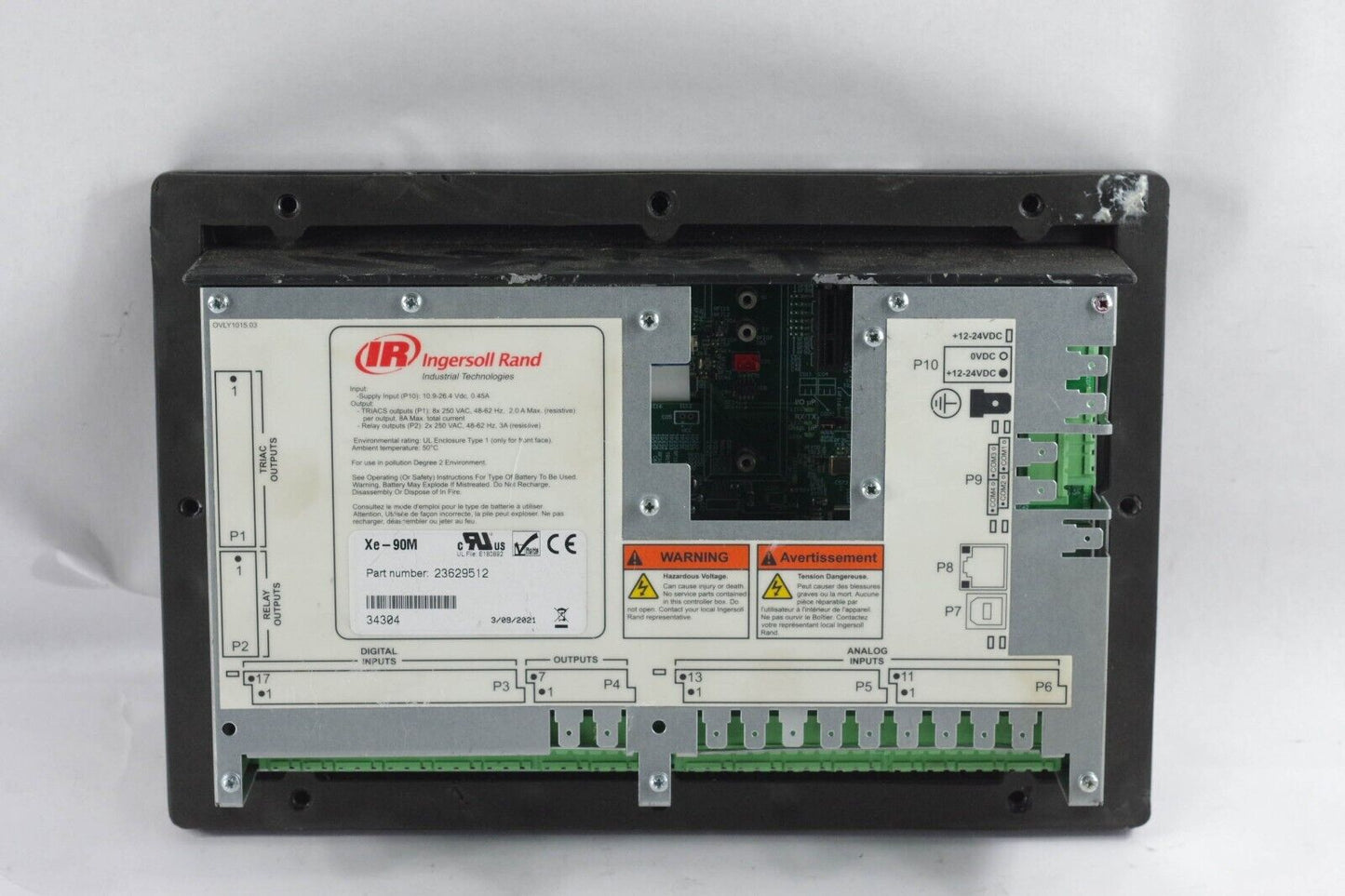 Ingersoll Rand XE-90M Control Panel controller 23629512 - For Parts / Rep