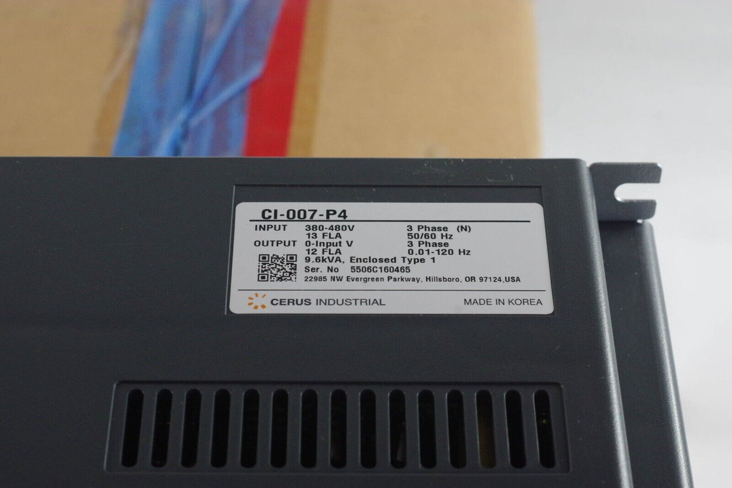 CERUS INDUSTRIAL Titan P Series 2HP CI-007-P4 3 Phase AC Drive