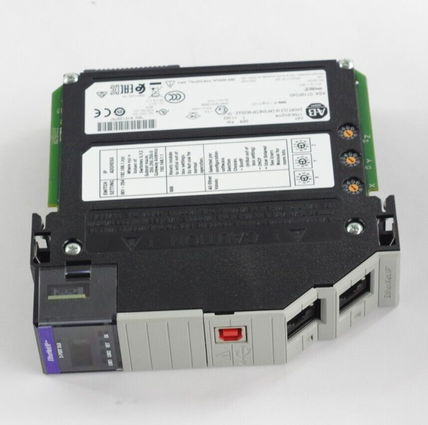 Allen Bradley 1756-EN2TR Ser C ControlLogix 2-Port Ethernet Module - No Box