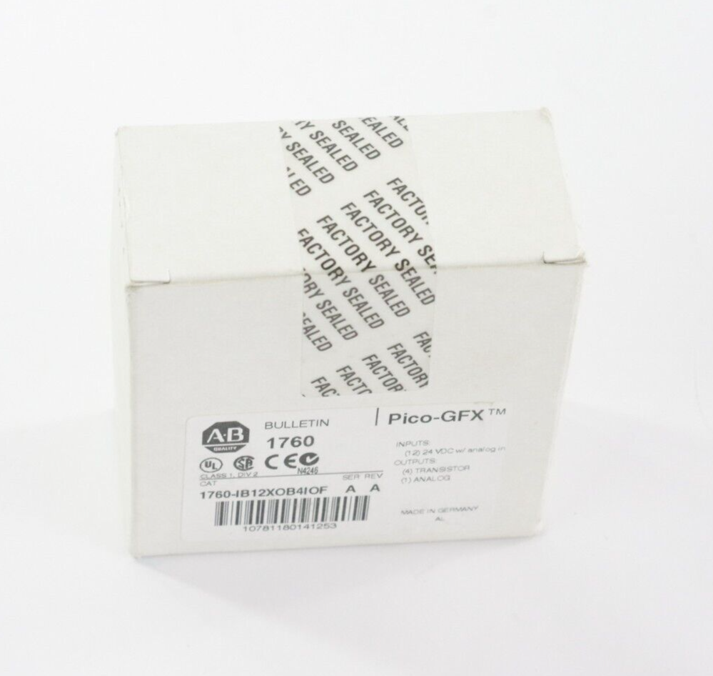Allen Bradley 1760-IB12XOB4IOF Ser A Rev A Pico-GFX Module IB12X0B4IOF - Sealed