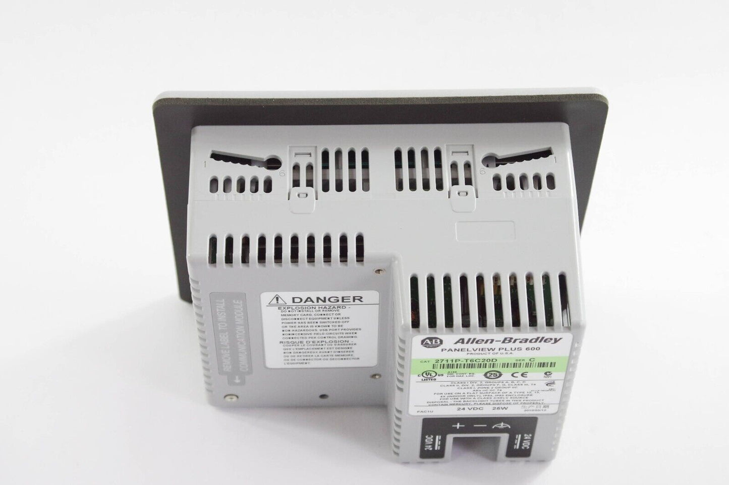 Allen Bradley 2711P-T6C20D / 2711PT6C20D Ser C PanelView Plus 600 1 Yr Warranty