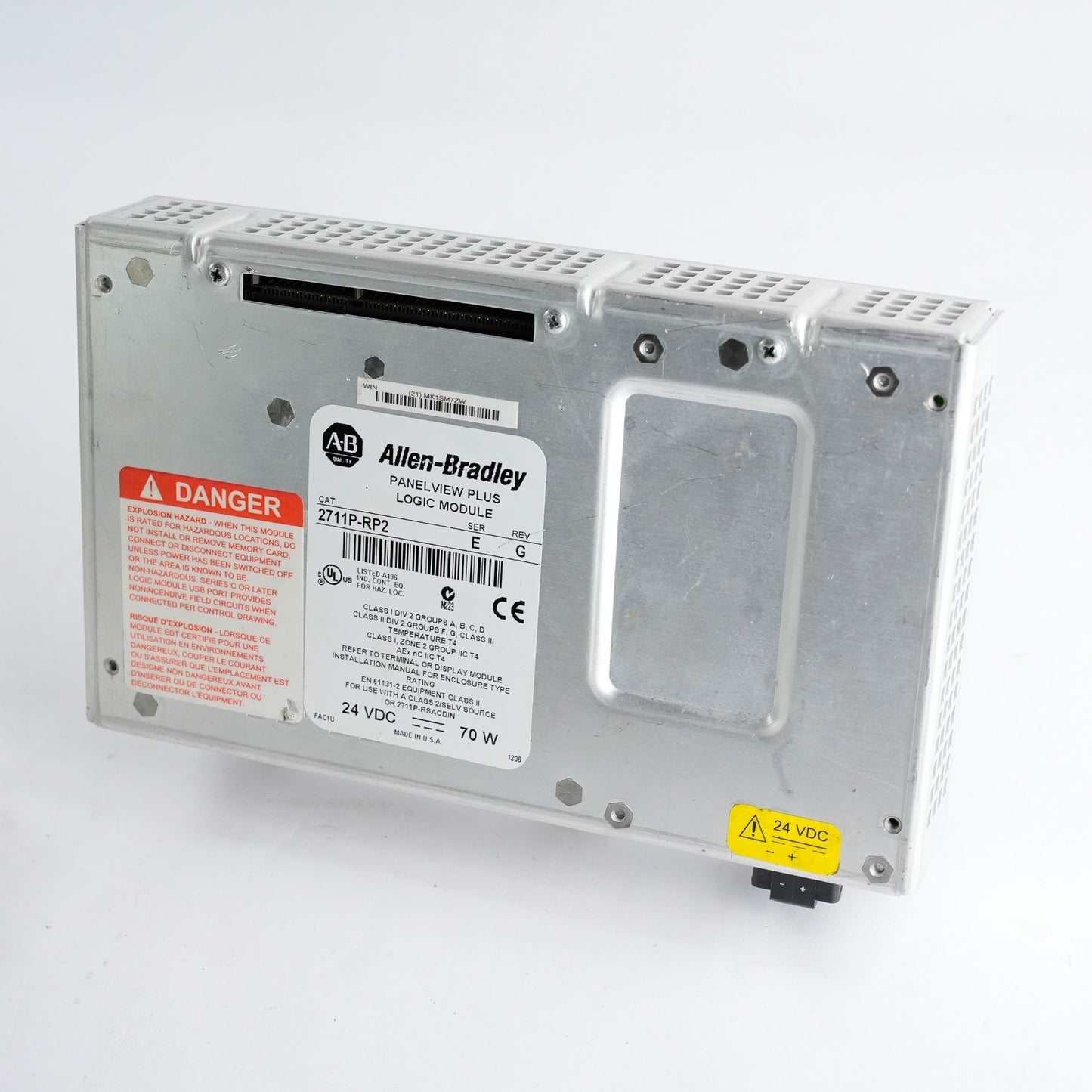 Allen Bradley 2711P-RP2 /E Rev G Panelview Plus Logic Module 2711PRP2