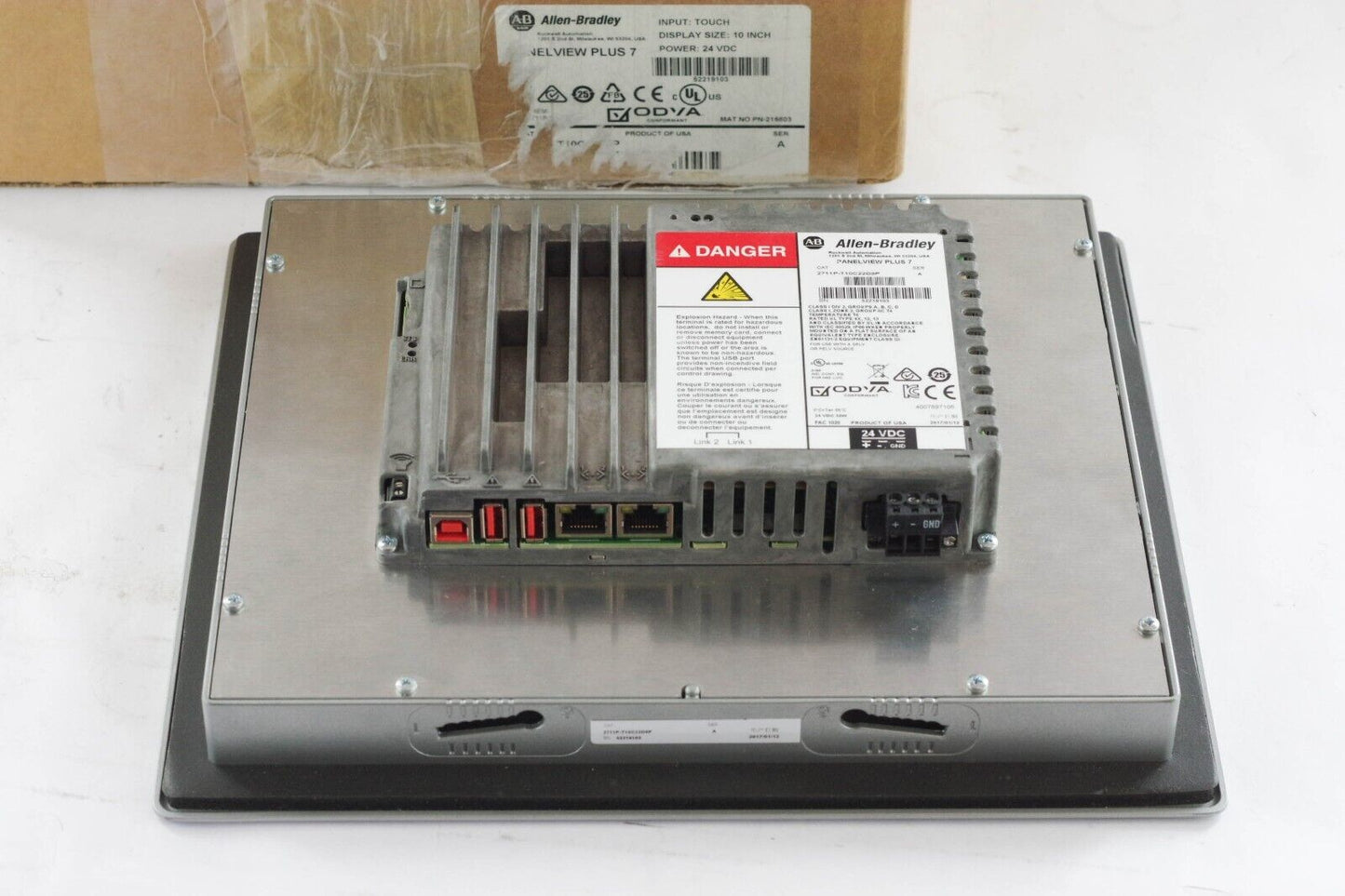 2017 Allen Bradley 2711P-T10C22D9P PanelView Plus 7 Ser A - New Open Box