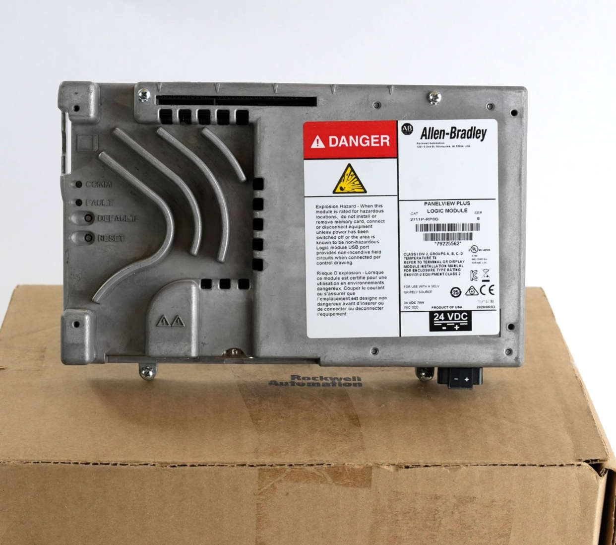Allen Bradley 2711P-RP8D /B PanelView Plus Logic Module - Original Open Box