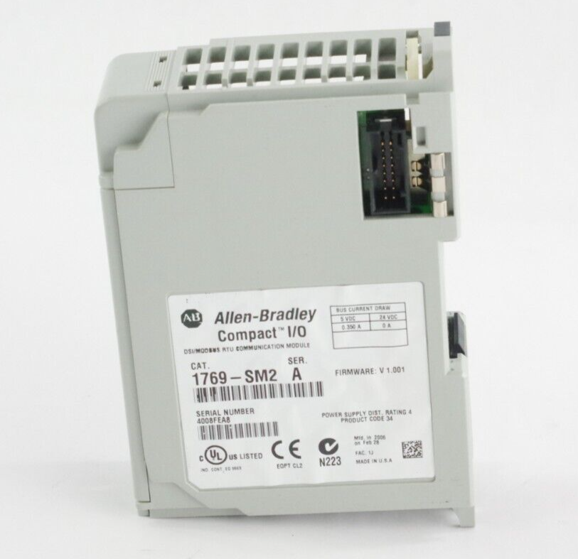 Allen Bradley 1769-SM2 SER A Compact I/O DSI/Modbus RTU Communication Module