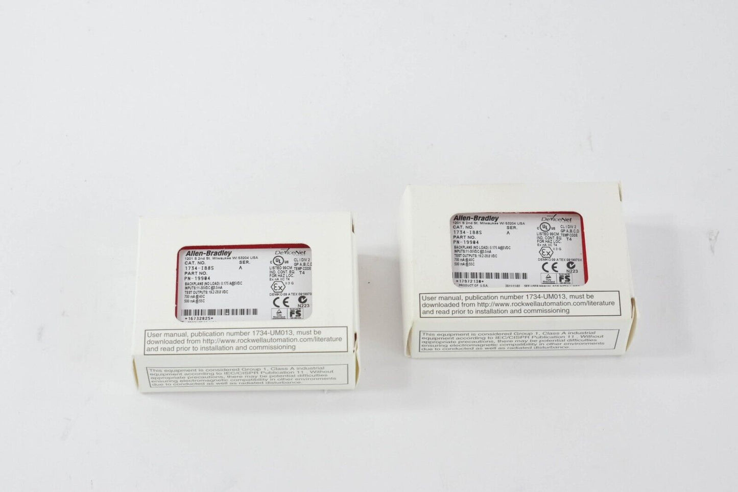 Allen Bradley 1734-IB8S / 1734IB8S SER A Digital Safety Input Module