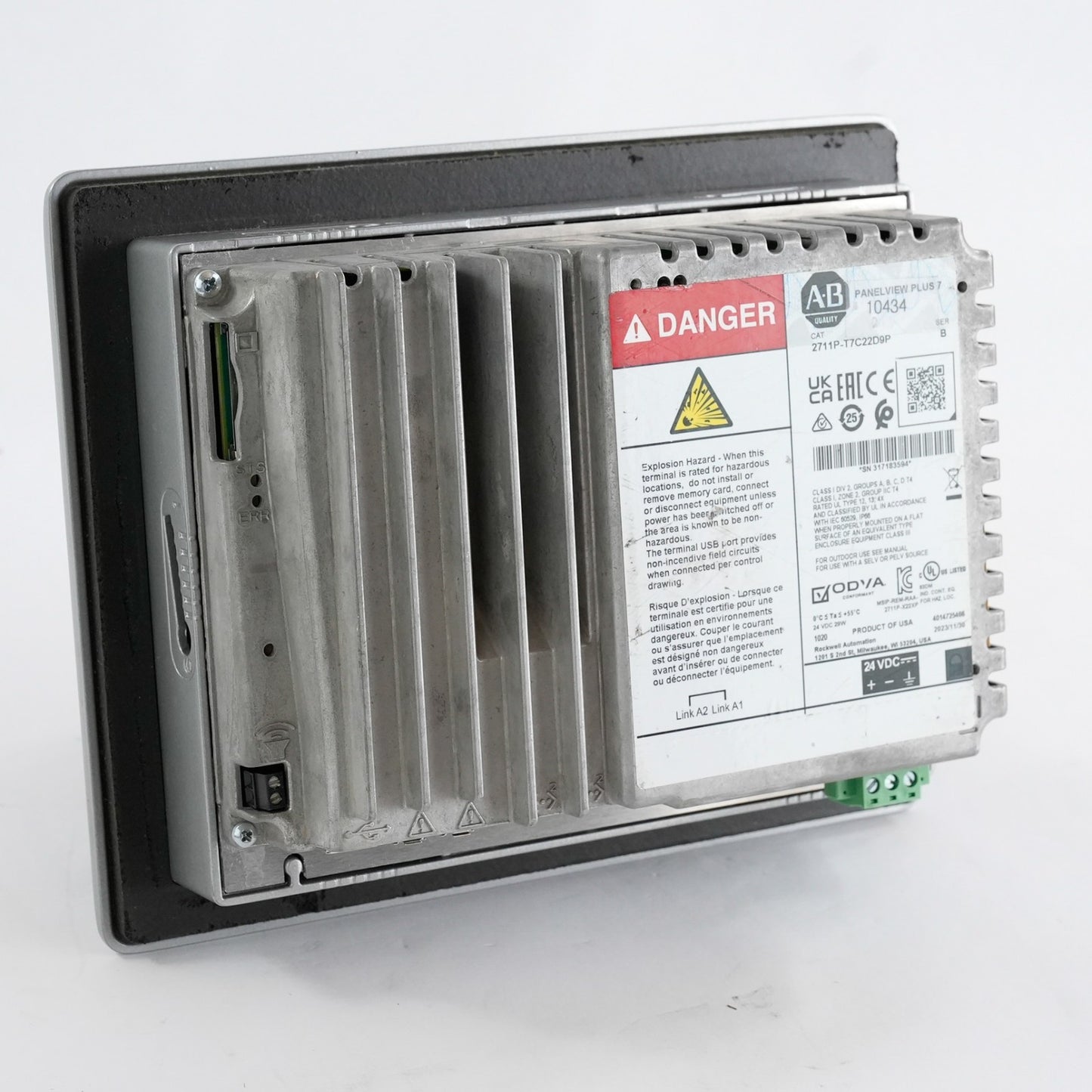 Allen Bradley 2711P-T7C22D9P /B PanelView Plus 7 Operator Display Terminal HMI