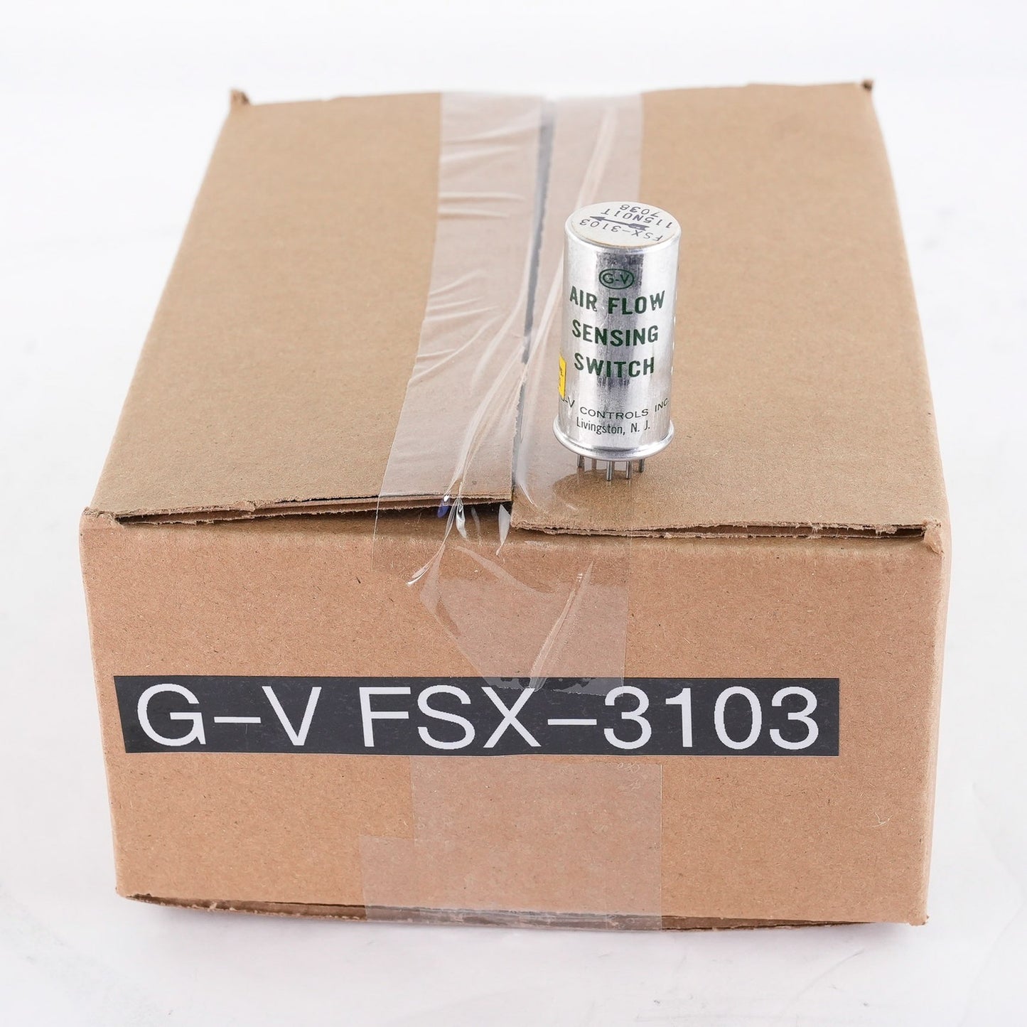 G-V Controls FSX-3103 Air Flow Sensing Switch 115N01T 7038 Lightly Used