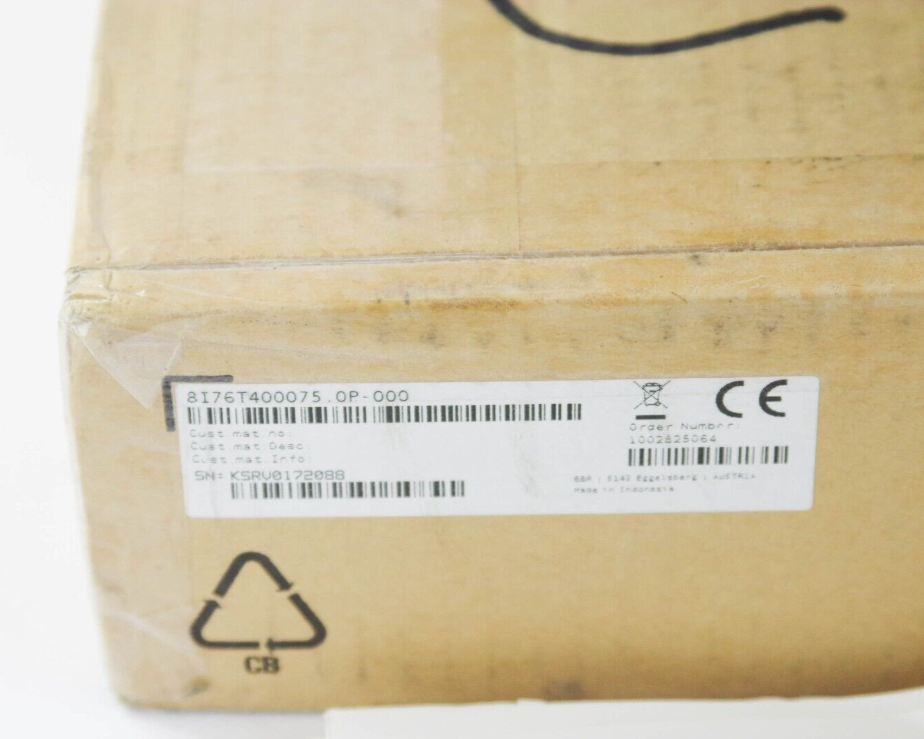 B&R 8I76T400075.0P-000 / 8I76T4000750P000 ACOPOS Inverter 0.75kW 50/60Hz 3.5A