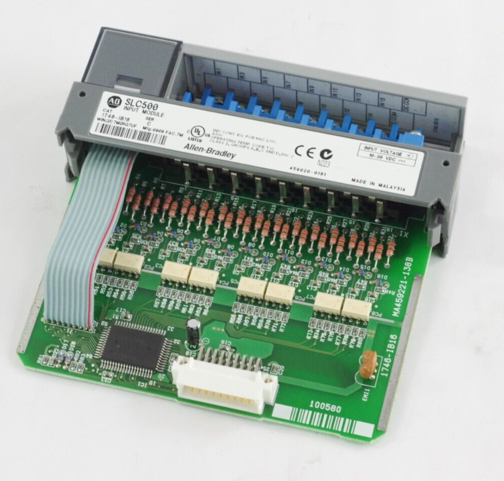 Allen Bradley 1747-IB16 Ser C SLC500 Input Module 1747IB16
