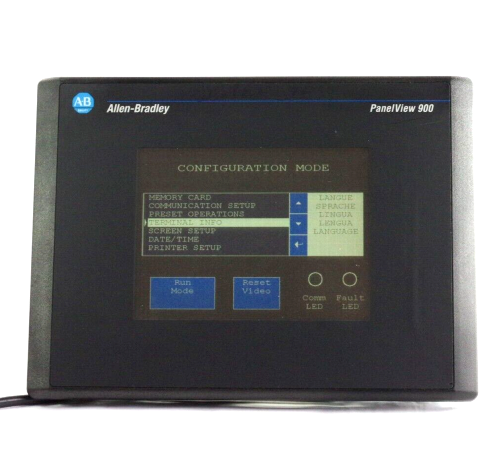 Allen Bradley 2711-T9C3 Ser C Rev C FRN 4.22 PanelView 900 Color Terminal