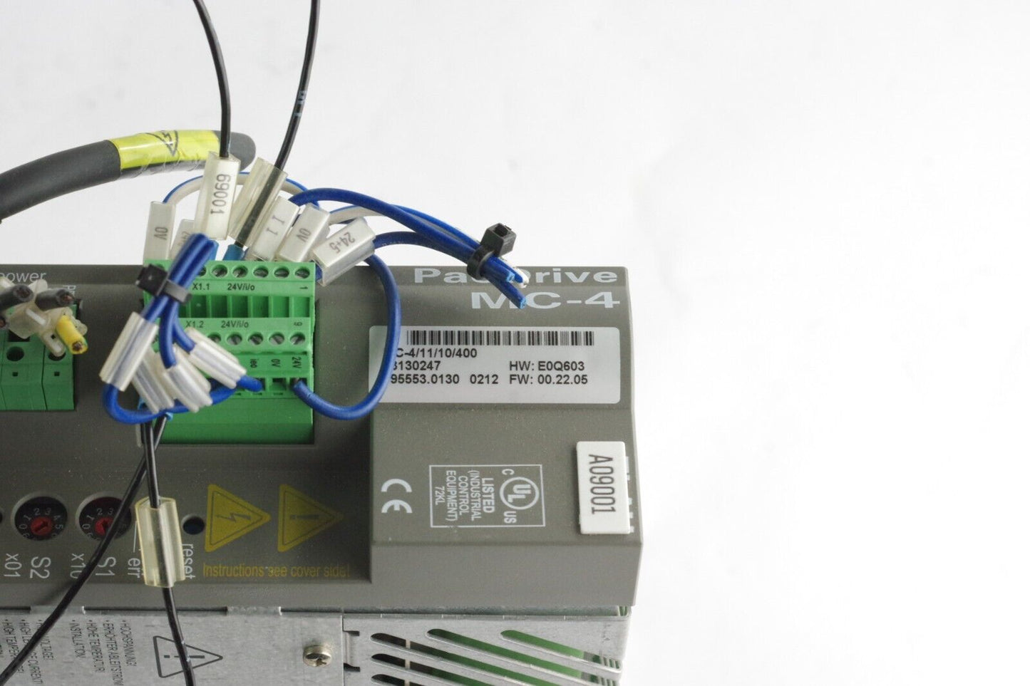 Schneider Electric MC-4/11/10/400 Elau MC4 PacDrive SW 00.22.05 Servo Drive