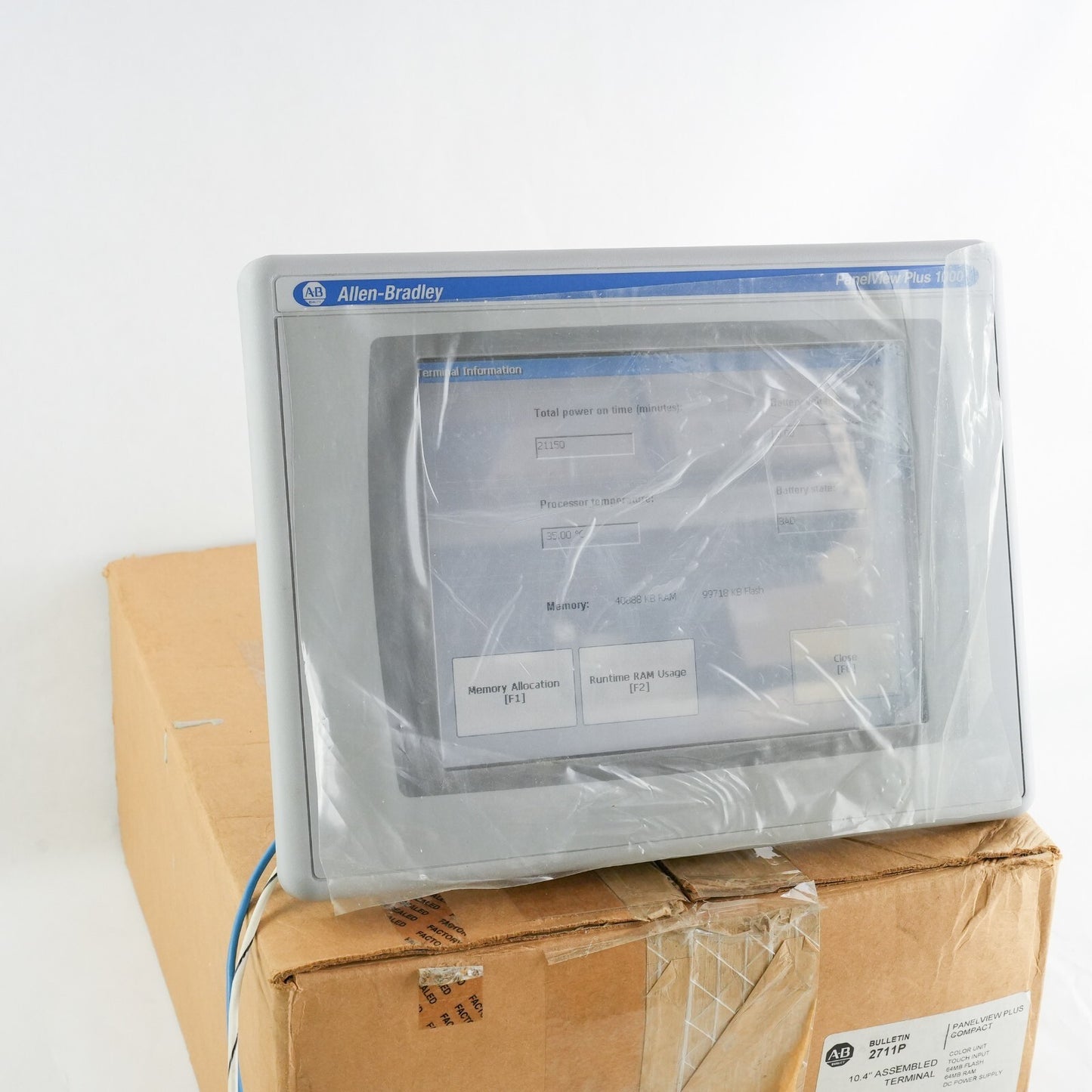 Allen Bradley 2711PC-T10C4D1 A PanelView Plus 1000 2711PC-RP1 /G RDT10C Open Box