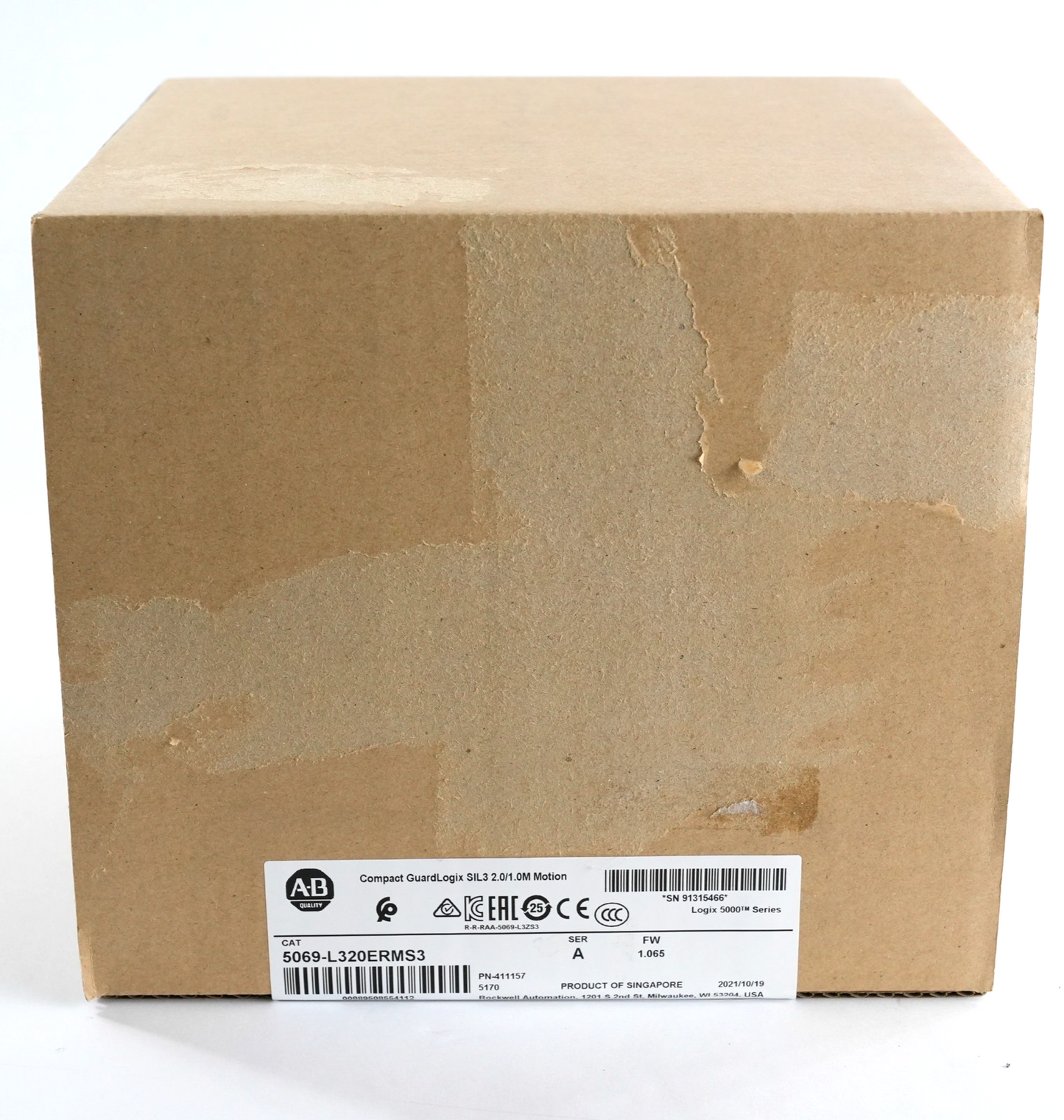 Allen Bradley 5069-L320ERMS3 /A GuardLogix 5380 Controller - Sealed Surplus