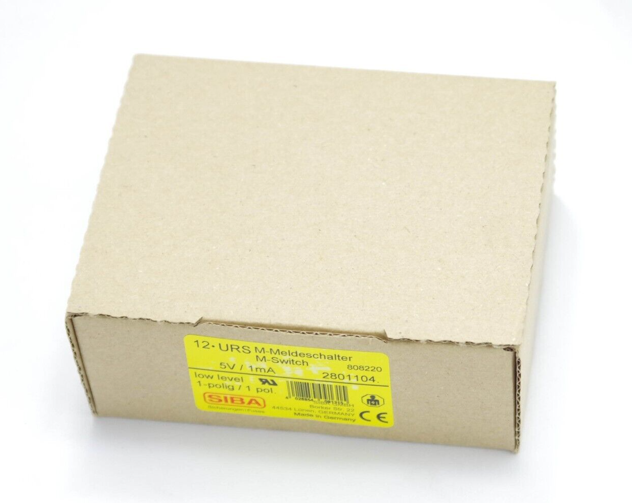 1x SIBA 2801104 / 28-011-04 Low Level Contacts URS M-Switch 5V 1mA