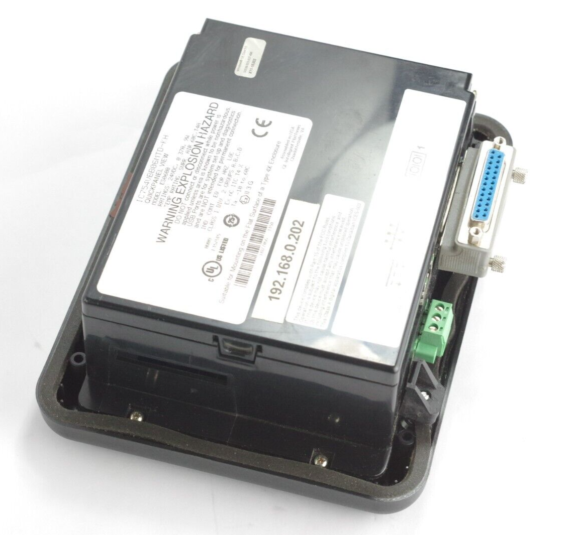 GE Fanuc Emerson ES0600 QuickPanel View 24VDC IC754VBB06MTD-KH