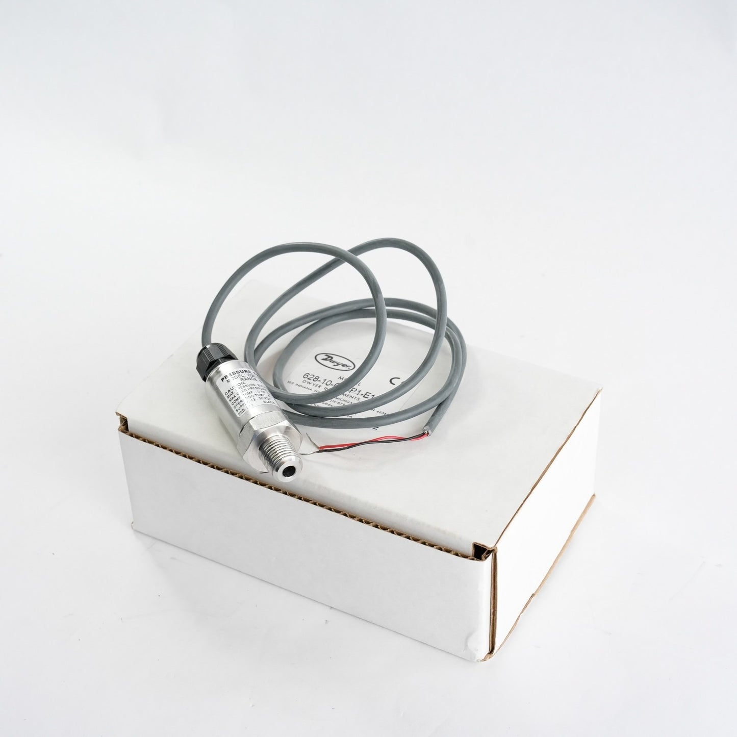 Dwyer 628-10-GH-P1-E1-S1 / 62810GHP1E1S1 Pressure Sensor, Transmitter, Gauge, 0