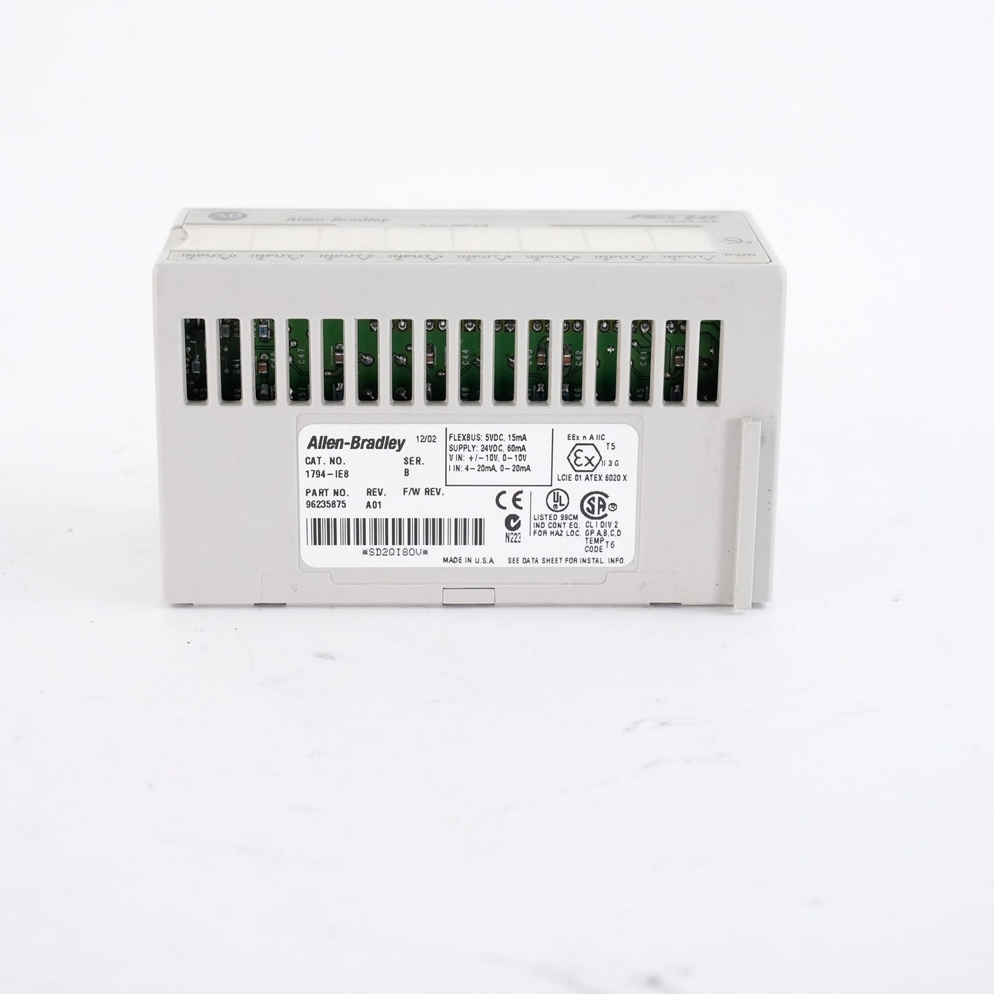 Allen Bradley 1794-IE8 /B Flex I/O 8-Pt Analog Input Module 1794IE8