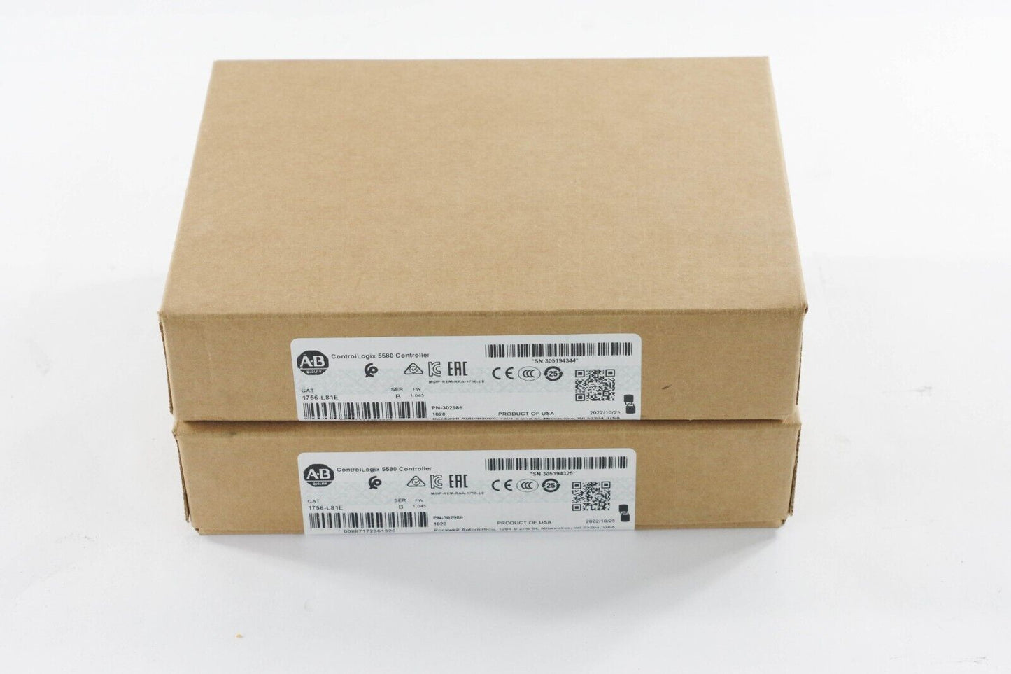 Allen-Bradley 1756-L81E /B ControlLogix Processor - New Surplus (Sealed)