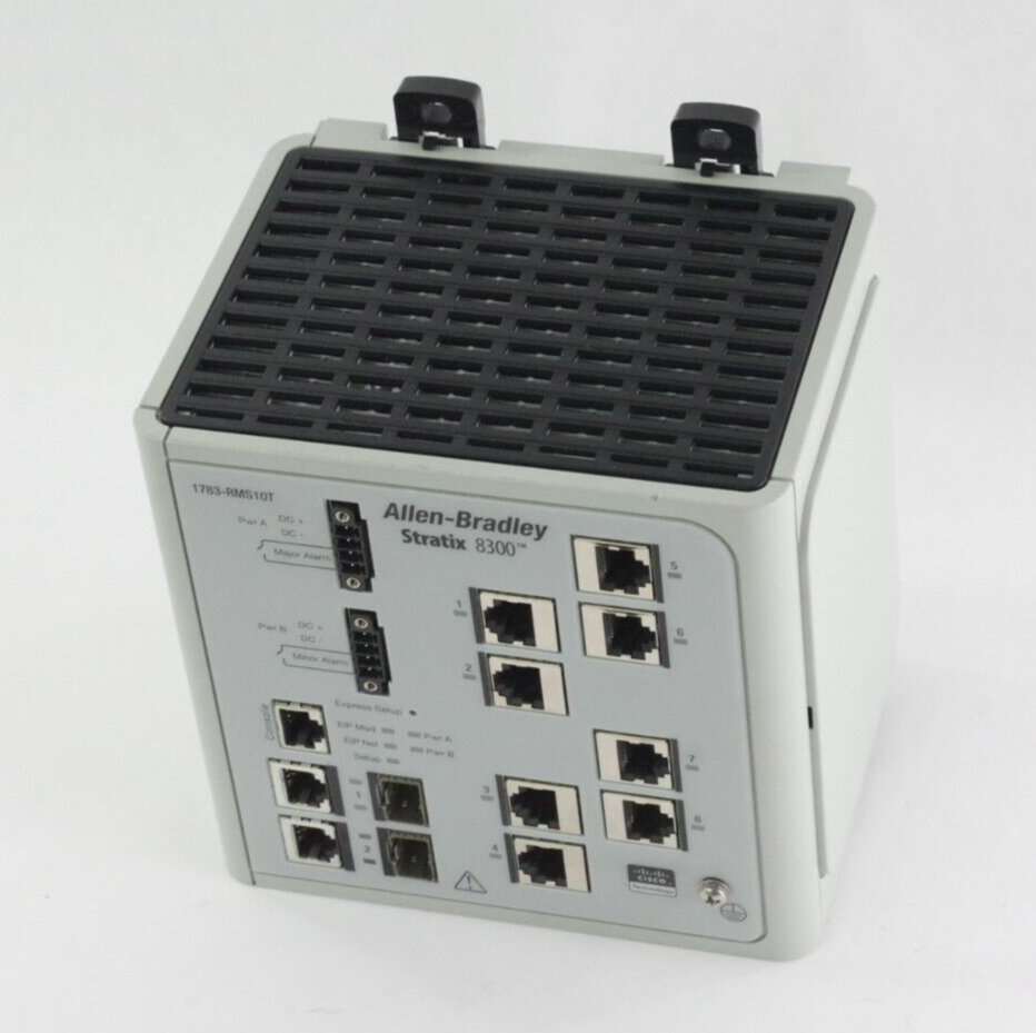 Allen Bradley 1783-RMS10T Ser A Stratix 8300 Ethernet Switch PN-50260 Rev. 4.002