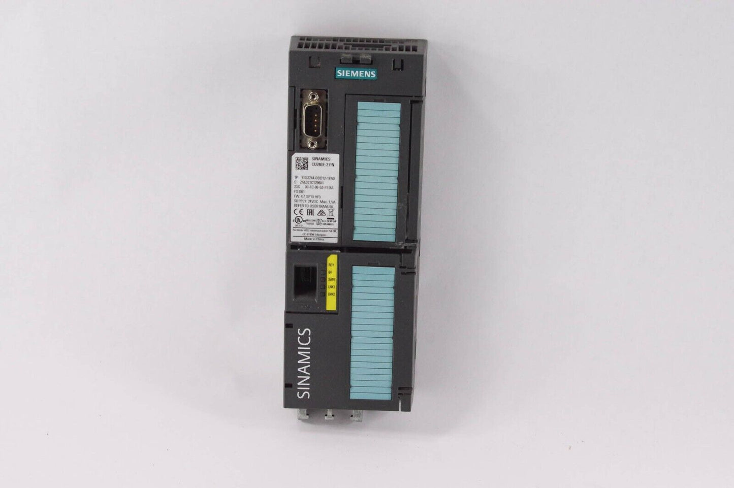 Siemens 6SL3244-0BB12-1FA0 / 6SL32440BB121FA0 Simamics CU240E-2 PN Control Unit