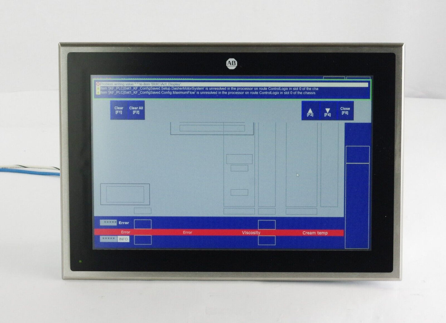Allen Bradley VersaView 6300P-121JXPSWDNA-5CBAW19NDNBNN-NN1S Ser A Fanless PC