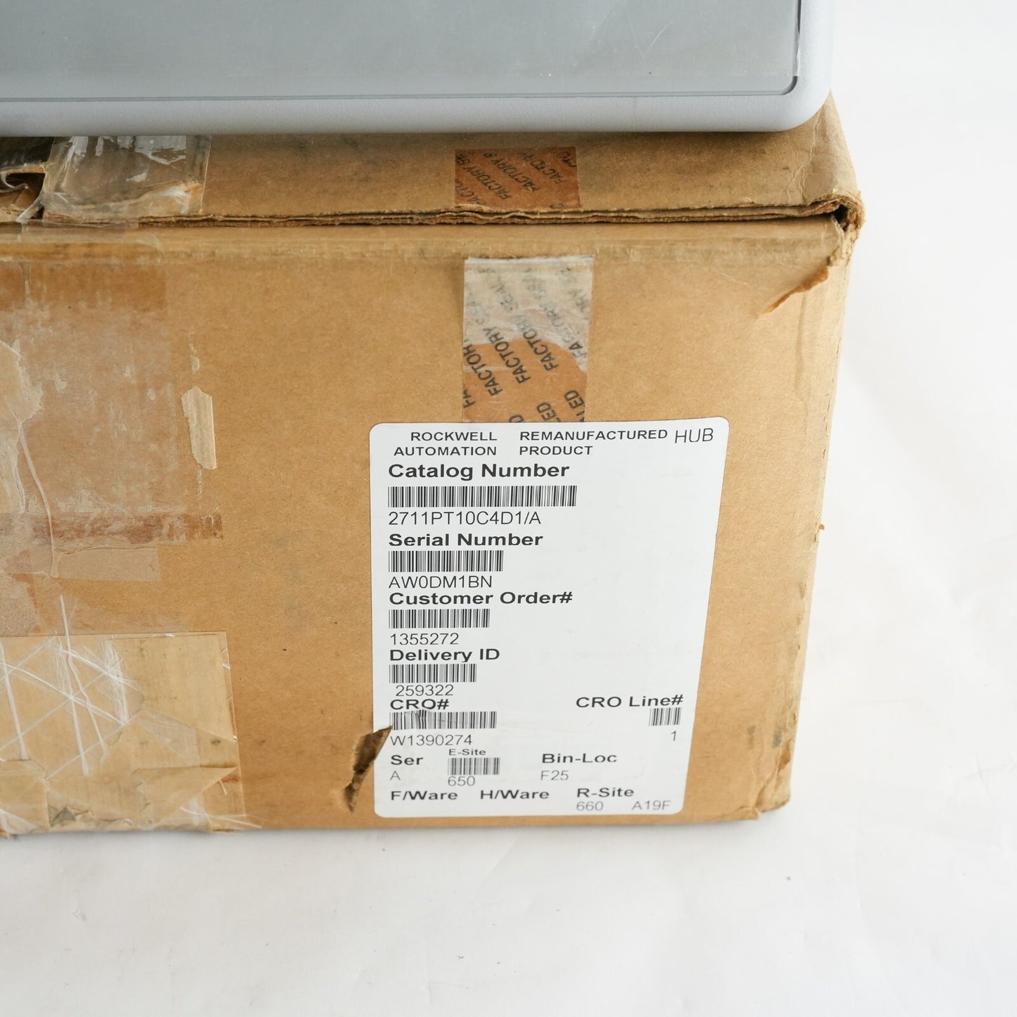 Allen Bradley 2711P-T10C4D1 /A PanelView Plus 1000 2711p-RP1 /F 2711P-RDT10C A