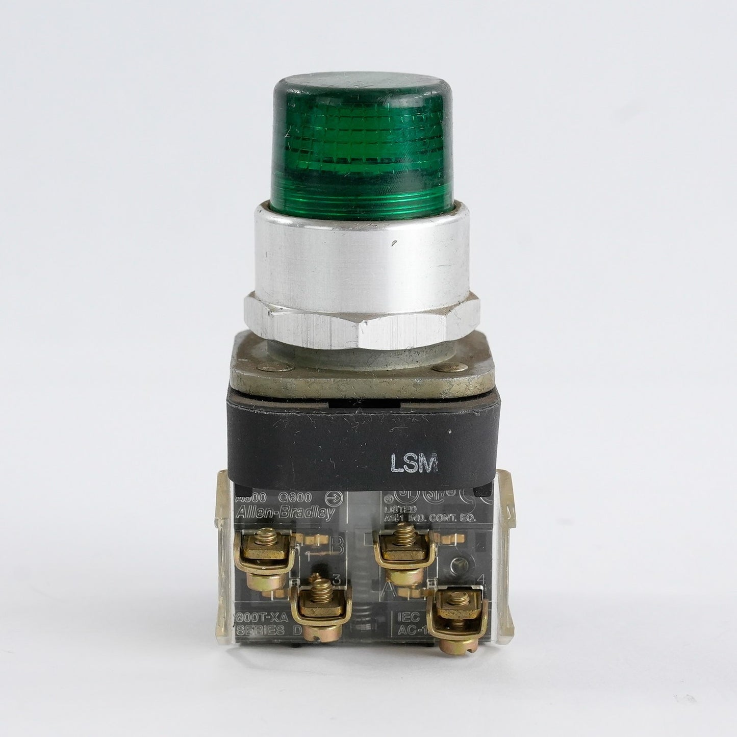 Allen Bradley 800T-PB16 /T Green Illuminated Pushbutton 800TPB16