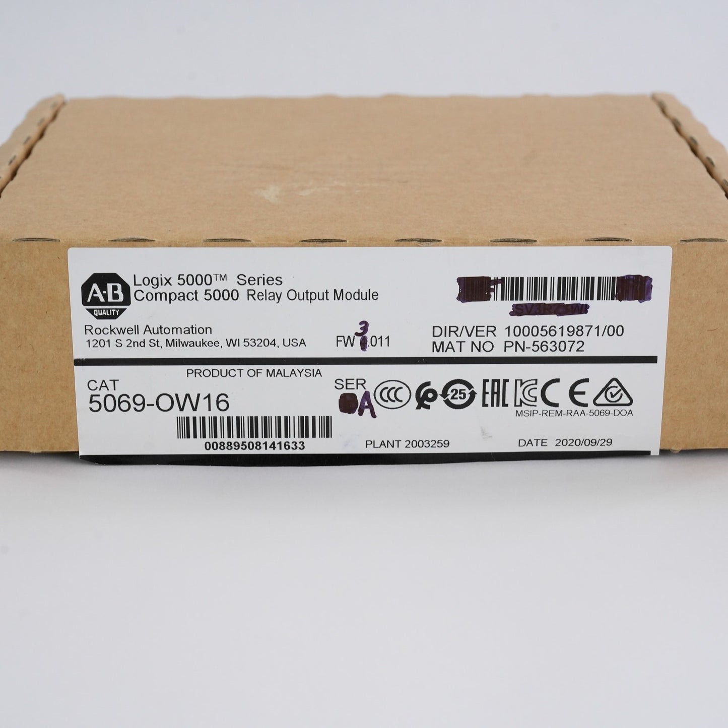 Allen Bradley 5069-OW16 /A Logix 5000 Compact Output Module - Not Original Box