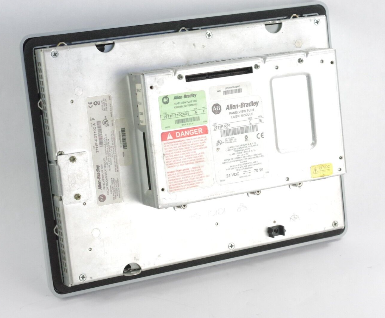 Allen Bradley 2711P-T10C4D1/A PanelView 1000 + 2711P-RP1/E RDT10C - New Overlay