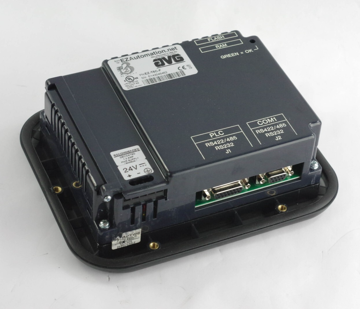 AVG EZAutomation EZ-T6C-F Color Bubble Bezel 6" TFT 24VDC