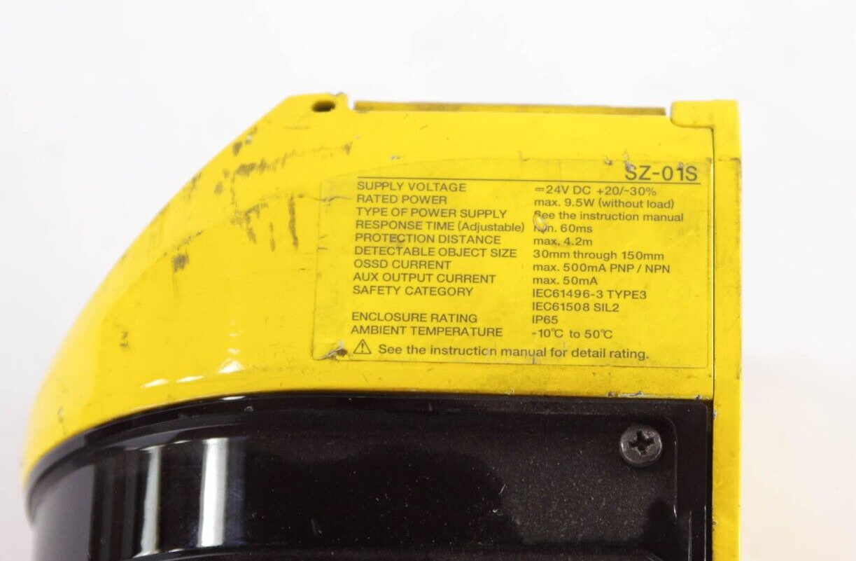 Keyence Safety Laser Scanner SZ-01S 24VDC - For Parts or Repair