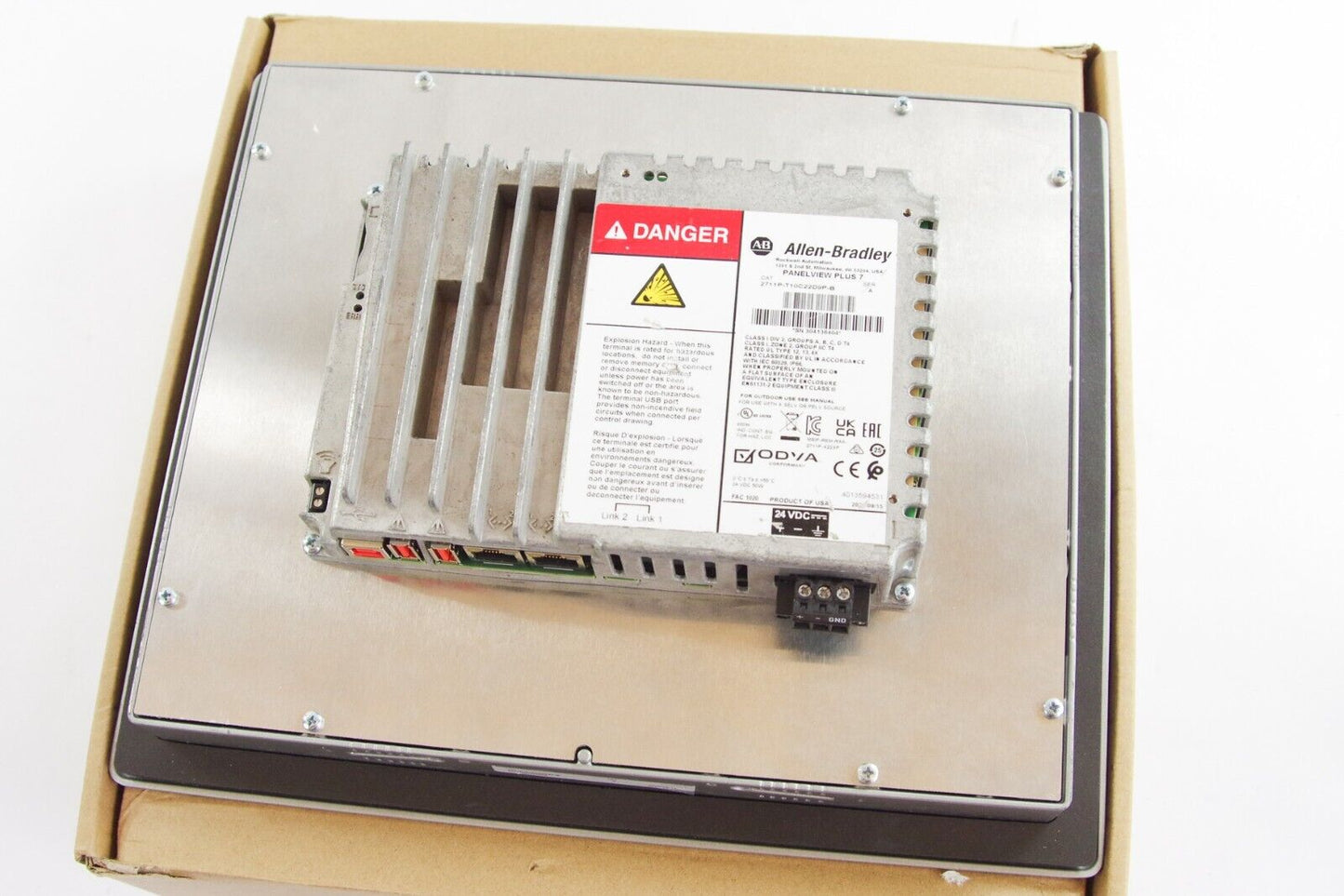 Allen Bradley 2711P-T10C22D9P-B 2711PT10C22D9PB Ser A PanelView Plus 7 Terminal