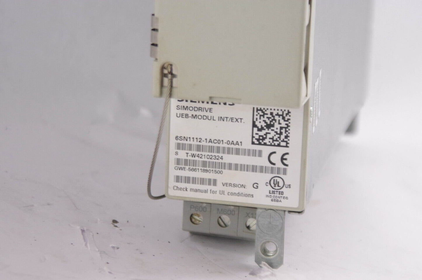 Siemens 6SN1112-1AC01-0AA1/ 6SN11121AC010AA1 Ver G Simodrive UEB-Module Int/ext